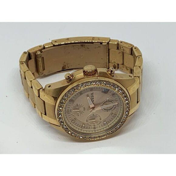 Fossil ES3352 Women's Stainless Steel Analog Silver Dial Quartz Watch GE80 - Picture 7 of 11